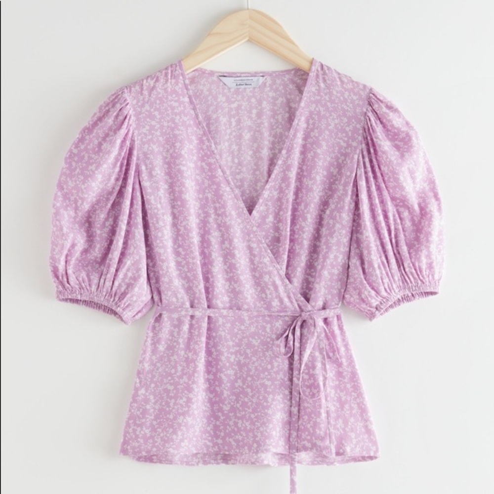 & Other Stories Wrap Blouse